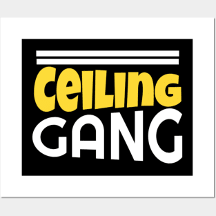 Ceiling Gang Funny Meme PewDiePie Haters Posters and Art